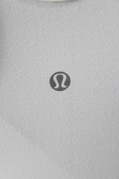 Lululemon Women Scoop Neck Basic Tank White Nylon Blend Size 4