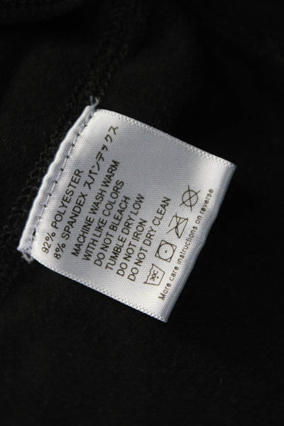 Burton Mens Long Sleeve Crew Neck Polyester T-Shirt Black Logo Size L