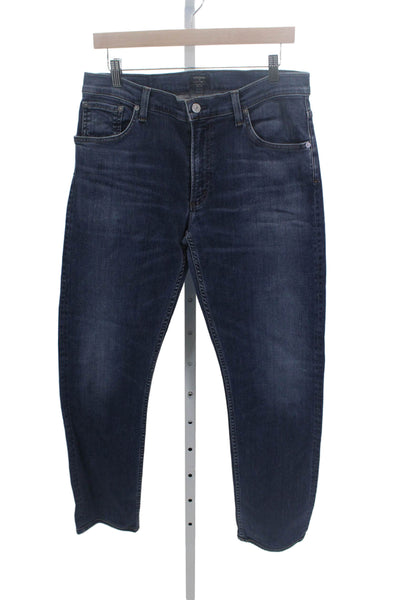 Citizens of Humanity Men Blue Straight Jeans Cotton Blend Size 34