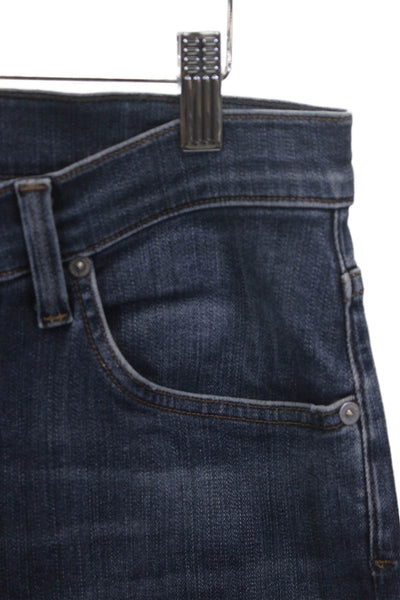 Citizens of Humanity Men Blue Straight Jeans Cotton Blend Size 34