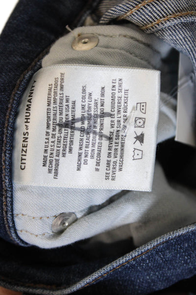 Citizens of Humanity Men Blue Straight Jeans Cotton Blend Size 34