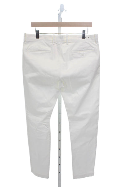 J Crew Mens Chino Pants White Cotton Size 33
