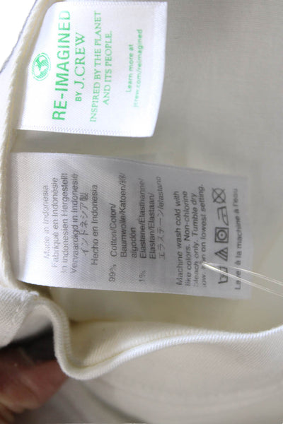 J Crew Mens Chino Pants White Cotton Size 33