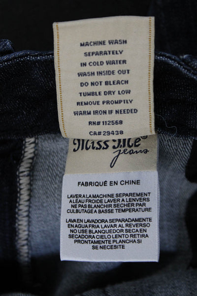 Miss Me Women Bootcut Jeans Blue Mid Rise Button Fly 32 Inseam Size 30