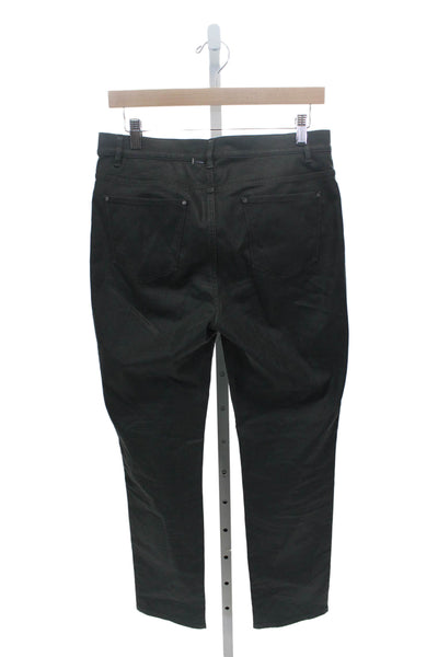 Lafayette 148 New York Women Chino Pants Black Mid Rise Size 8