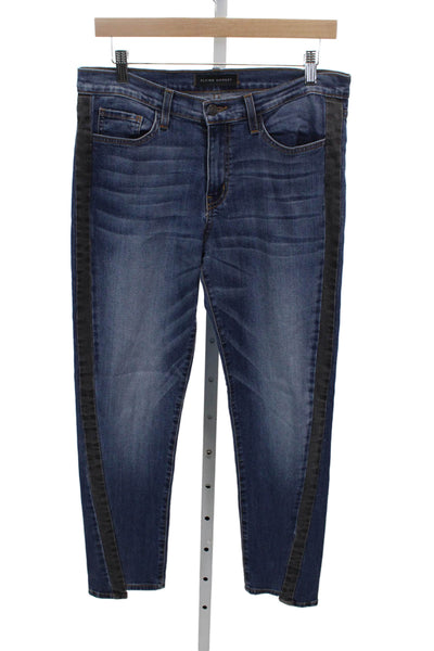 Flying Monkey Women Skinny Jeans Blue Mid Rise Zip Inseam 27in Size 30