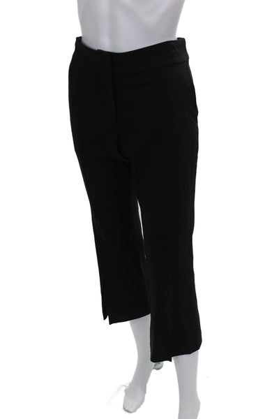 Alexis Womens Cropped Black Polyester Pants Zip Closure Size S