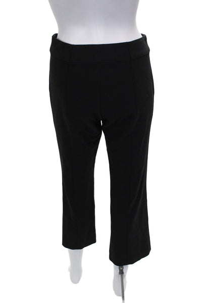 Alexis Womens Cropped Black Polyester Pants Zip Closure Size S