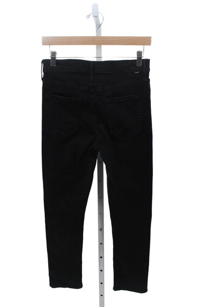 Mother Womens Skinny Black Jeans Size 27