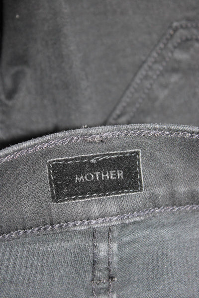 Mother Womens Skinny Black Jeans Size 27