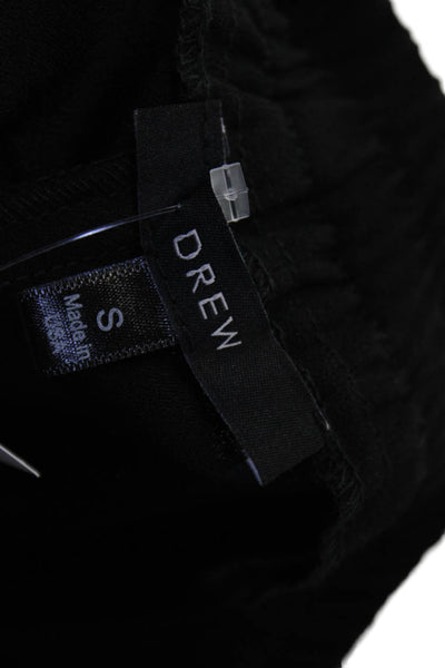 Drew Womens Black Cargo Pants 85% Triacetate Button Size S