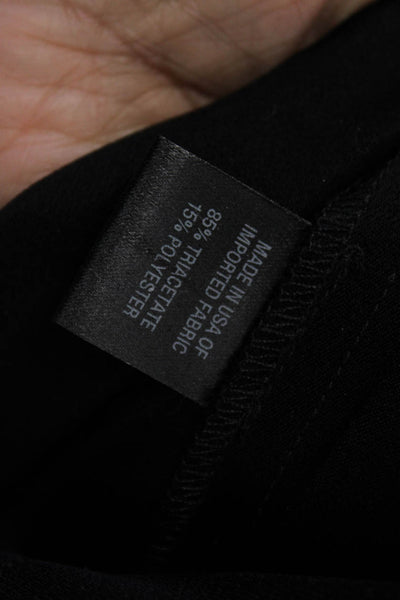 Drew Womens Black Cargo Pants 85% Triacetate Button Size S