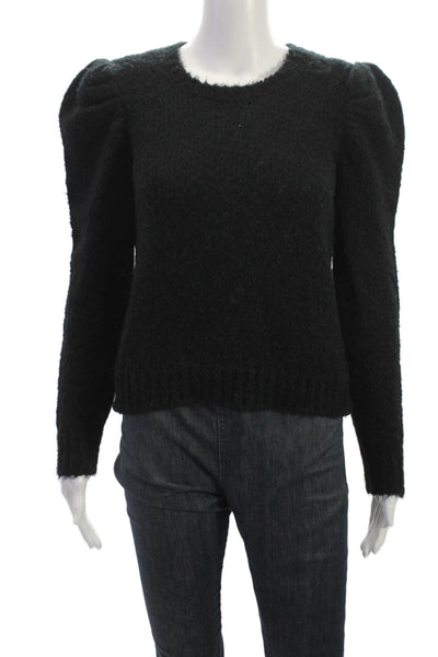 Derek Lam 10 Crosby Women Black Acrylic Crew Neck Pullover Long Sleeve Size S
