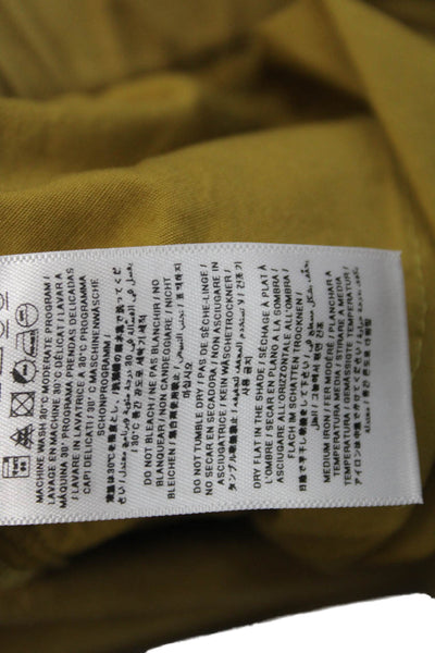 Bonpoint Girls Zipper Fly Straight Leg Casual Pants Brown Cotton Size 12