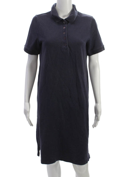 Rag & Bone Women Blue Shirt Dress Collared Short Sleeve Button Size XS