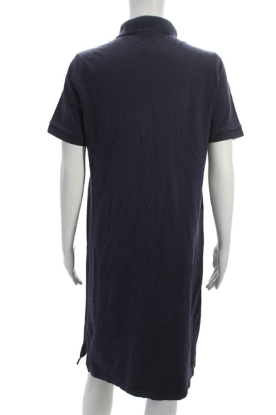 Rag & Bone Women Blue Shirt Dress Collared Short Sleeve Button Size XS