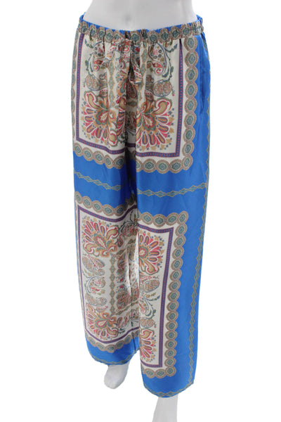 Robertson + Rodeo Womens Bohemian Paisley Pull On Polyester Pants Size L