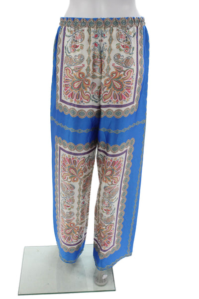 Robertson + Rodeo Womens Bohemian Paisley Pull On Polyester Pants Size L