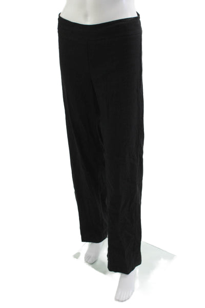 Avenue Montaigne Womens Black Linen Blend Dress Pants Inseam 30 Size 4