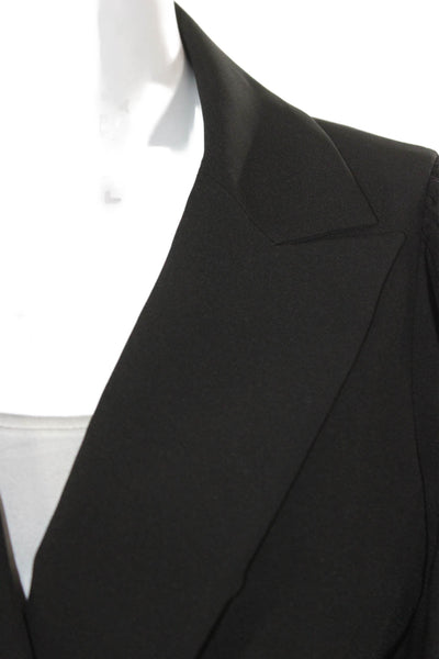 Drew Womens Black Sleeveless Blazer Polyester Stretch Size XS
