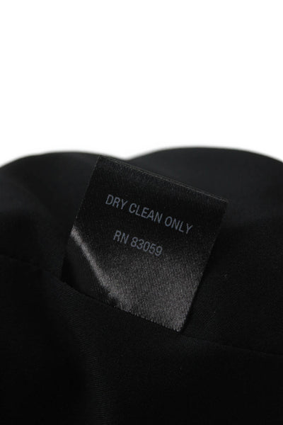 Drew Womens Black Sleeveless Blazer Polyester Stretch Size XS