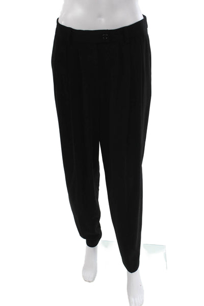 Moschino Cheap & Chic Womens Black Polyester Blend Dress Pants Size 8