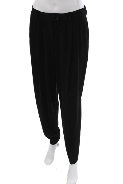 Moschino Cheap & Chic Womens Black Polyester Blend Dress Pants Size 8