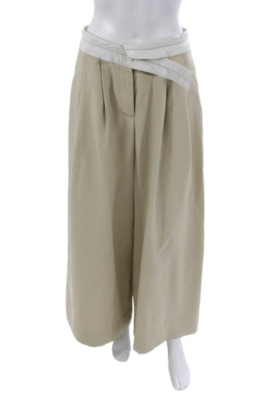 Lioness Women Dress Pants Beige Zip 31 Inseam Size XS