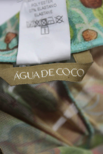 Agua De Coco Women Multicolor Floral Pull On Pants Size M