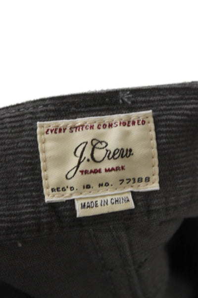 J Crew Mens Gray Chino Pants Button Closure Size 36