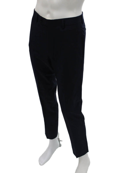 Brooks Brothers Mens Blue Wool Dress Pants Zip Size 32