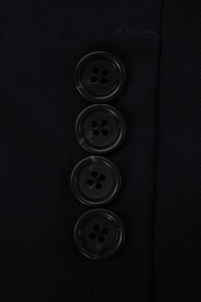 J Crew Mens Blue 2 Button Wool Suit Jacket Solid Size 42