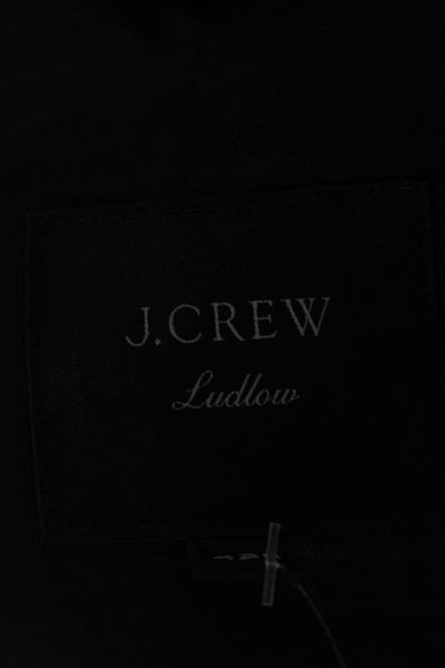 J Crew Mens Blue 2 Button Wool Suit Jacket Solid Size 42