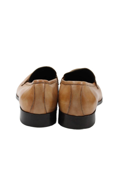 To Boot New York Mens Leather Slide On Dress Shoe Loafers Beige Size 8 D