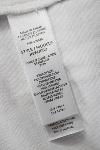 Splendid Women Anorak Jacket White Zip Long Sleeve Size XS