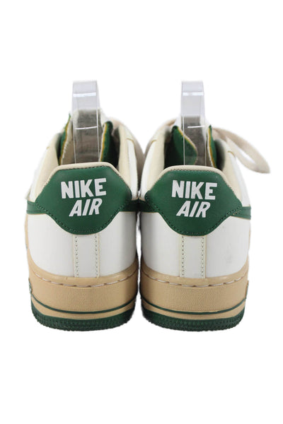 Nike Womens Air Force 1 Low Top Sneakers Shoes Green White Size 8