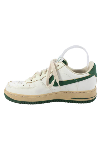 Nike Womens Air Force 1 Low Top Sneakers Shoes Green White Size 8