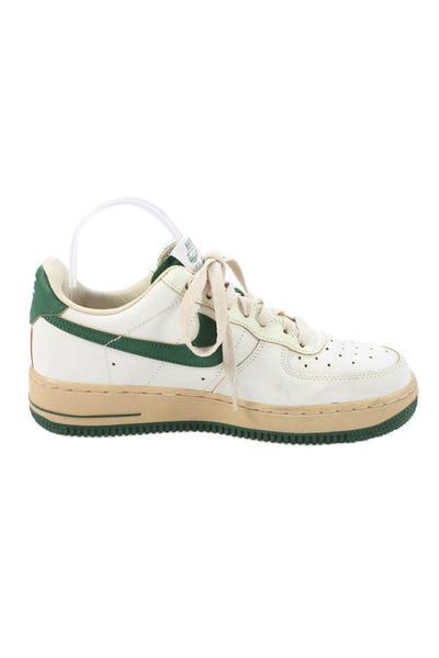 Nike Womens Air Force 1 Low Top Sneakers Shoes Green White Size 8