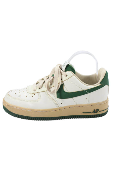 Nike Womens Air Force 1 Low Top Sneakers Shoes Green White Size 8
