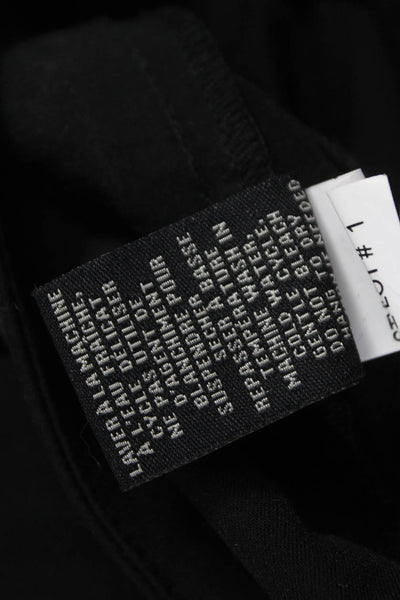 Renuar Women Dress Pants Black Pull On Size 2