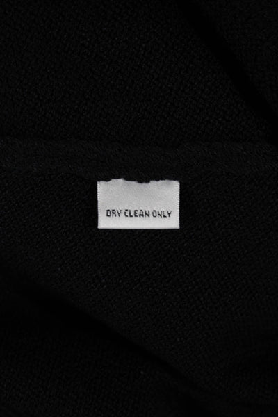 St. John Basics Women Dress Pants Black Knit Pull On Size 8