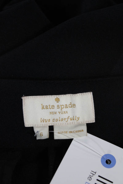 Kate Spade New York Women Black Dress Pants Size 6