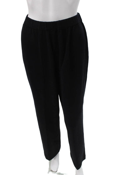 St. John Collection Women Black Knit Pull On Dress Pants Size 6
