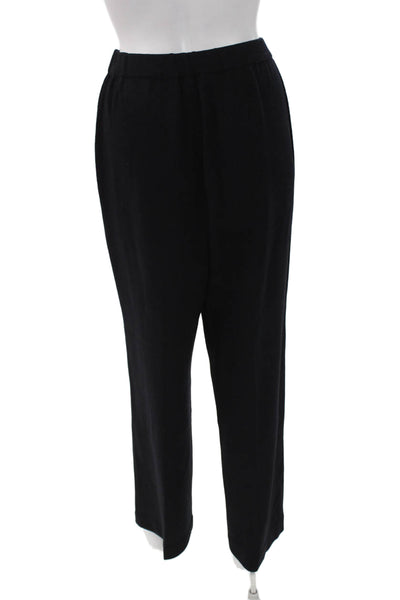 St. John Collection Women Black Knit Pull On Dress Pants Size 6