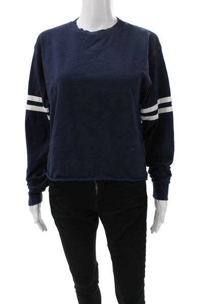 John Galt Womens Striped Cotton Crewneck Long Sleeve Tee Size One Size
