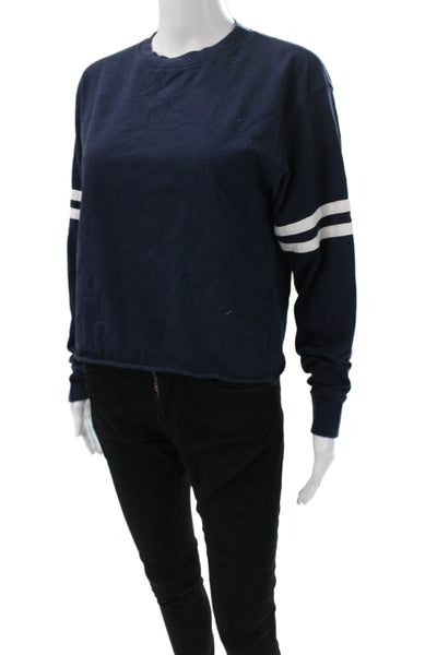 John Galt Womens Striped Cotton Crewneck Long Sleeve Tee Size One Size