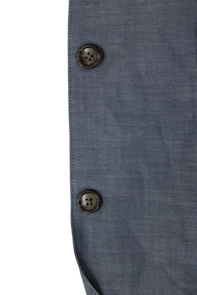 Bonobos Mens Blue Solid 100% Cotton Blazer Size 40