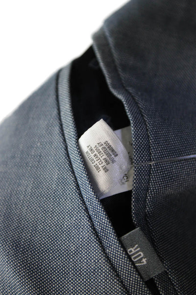 Bonobos Mens Blue Solid 100% Cotton Blazer Size 40