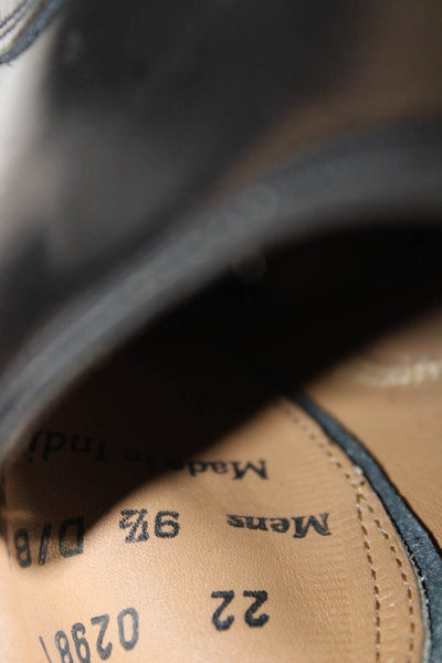 Johnston & Murphy Mens Patent Leather Dress Shoe Oxfords Black Size 9.5 D