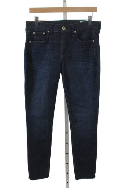 Rag & Bone Womens Skinny Blue Cotton Jeans Size 29
